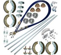 AB Tools Brake Shoe Cable Bearing Kit For Ifor Williams Box Van Trailer Bv106 3500Kg