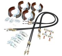 AB Tools Brake Shoe & Cable Full Kit For Ifor Williams Horsebox Trailer Hb505 & Hb510 2700Kg