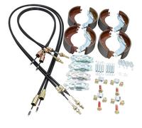 AB Tools Brake Shoe & Cable Full Kit For Ifor Williams Plant Trailer Gx84 & Gx105 2700Kg