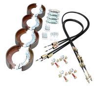 AB Tools Brake Shoe & Cable Kit For Ifor Williams Flat Bed Dropside Trailer 2000Kg & 2700Kg