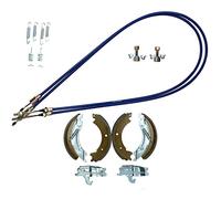 AB Tools Brake Shoe & Cable Kit for Ifor Williams Goods Trailer Single Axle 1400kg 1500kg