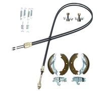 AB Tools Brake Shoe & Cable Kit For Ifor Williams Goods Trailer Single Axle 1400Kg 1500Kg
