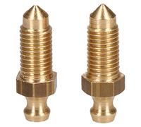 AB Tools Brass Brake Caliper Bleeding Bleed Nipple Screw Bleedscrew 3/8 x 20 BSF 2pc