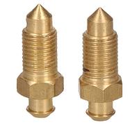 AB Tools Brass Brake Caliper Bleeding Bleed Nipple Screw Bleedscrew 3/8 x 24 UNF 2 Pack