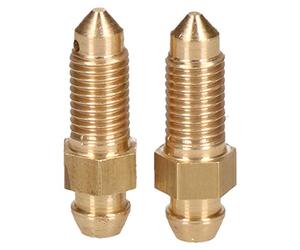 AB Tools Brass Brake Caliper Bleeding Bleed Nipple Screw Bleedscrew 5/16 x 24 UNF 2pc