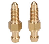 AB Tools Brass Brake Caliper Bleeding Bleed Nipple Screw Bleedscrew M6 x 1mm 2 Pack