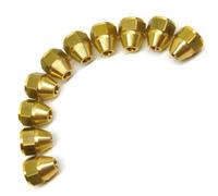 AB Tools Brass Brake Pipe Fittings 3/8" X 24 Unf Female 10 Pack For 3/16" Pipe Fl11