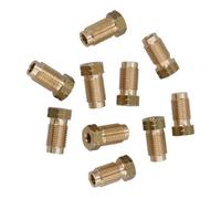 AB Tools Brass Brake Pipe Fittings M10 X 1mm Male 10 Pack For 3/16" Pipe Fl12