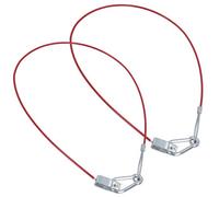 AB Tools Breakaway Towing Cable For Braked Trailers Caravans Hook And Clevis Pin End 2Pc