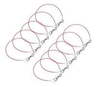 AB Tools Breakaway Towing Cable For Braked Trailers Caravans Hook + Ring Pvc Coated 10Pc