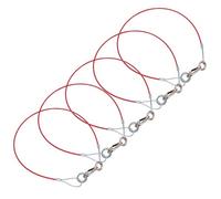 AB Tools Breakaway Towing Cable For Braked Trailers Caravans Hook + Ring Pvc Coated 5Pc