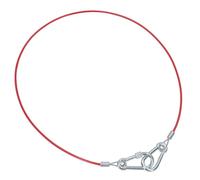 AB Tools Breakaway Towing Cable for Braked Trailers With Carabiner Ends PVC Coated 1pc