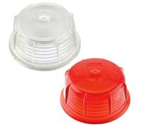 AB Tools Britax Side Marker Replacement Lens Red & White Outline Light Lamp