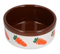 AB Tools Brown Small Aniamls Pet 5"/12.5Cm Ceramics Food Water Bowl Dish