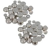 AB Tools Button Cell Batteries Alkaline Battery Ag1 - Ag13 For Watches Calculators 60Pc