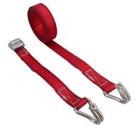 AB Tools Cam Buckle Strap Stainless Steel 3.7M Tie Luggage Straps Marine Grade Claw Hooks