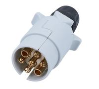 AB Tools Caravan Tow Bar Electrics Plug 7 Pin S Type Plug Tr045