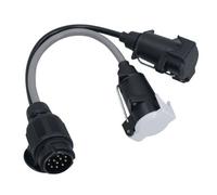 AB Tools Caravan Trailer Adaptor Extension Lead 13 Pin - 7 Pin N And S Towing Electrics