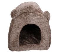 AB Tools Cat Bed Time Brown Teddy Bear Cat Bed 38Cm/15"
