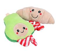 AB Tools Cat Kitten Avocado & Croissant Festive Cat Toy Bundle Feline Play