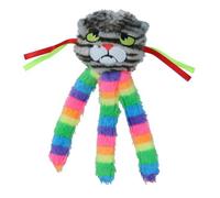 AB Tools Cat Kitten Catnip Filled Interactive Moody Moggy Rainbow Grab Play Toy