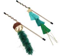 AB TOOLS Cat Kitten Christmas Acorn& Tree Teaser Interactive Chaser Play Toy