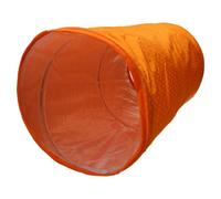 AB Tools Cat Kitten Hide And Seek Collapsible Pop Up Orange Play Tunnel