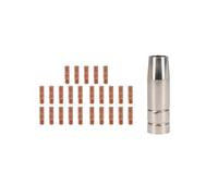 AB Tools Cebora 130 & 110 / Snap On 130 1X Shroud / Nozzle & 25X 0.6mm Welding Tips