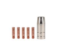 AB Tools Cebora 130 & 110 / Snap On 130 1X Shroud / Nozzle & 5X 1.0mm Welding Tips