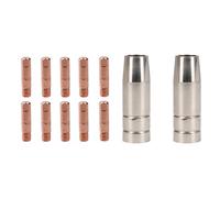 AB Tools Cebora 130 & 110 / Snap On 130 2X Shroud / Nozzle & 10X 0.8mm Welding Tips