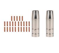 AB Tools Cebora 130 & 110 / Snap On 130 2X Shroud / Nozzle & 25X 0.6mm Welding Tips