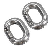 AB Tools Chain 2 X Connecting Link 8mm Marine Grade Stainless Steel Split Shackle Dk71