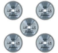 AB Tools Circular Saw Blade 165mm X 16 / 20mm 48 Teeth Tct Cutting Disc Wood 5Pc