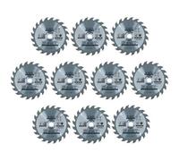 AB Tools Circular Saw Blade 165mm X 20mm 20 Teeth Tct Coarse Cutting Disc Wood 10Pc