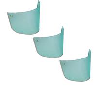 AB Tools Clear Polycarbonate Safety Helmet Visor Lens 8" x 12" Face Protection Mask x 3