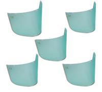 AB Tools Clear Polycarbonate Safety Helmet Visor Lens 8" X 12" Face Protection Mask X 5