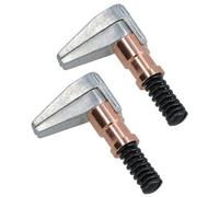 AB Tools Cleco Side Clamps Fasteners Edge End Grips 1" X 20mm Opening Pack Of 2