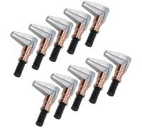AB Tools Cleco Side Clamps Fasteners Edge End Grips 25mm X 12mm Opening Pack Of 10