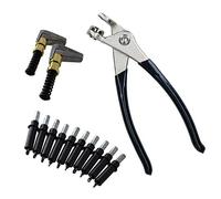 AB Tools Cleco Temporary Fasteners 5/32" Rivets Pins (10) Pliers And 2 Metal Edge Clamps