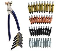 AB Tools Cleco Temporary Fasteners Rivets Pins (40) Pliers And 5 Sheet Metal Edge Clamps