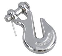 AB Tools Clevis End Grab Hook Stainless Steel For 12mm (1/2In) Chain Lifting 2000Kg 1Pc