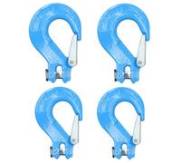 AB Tools Clevis Sling Hook Safety Catch Max Lifting Capacity 2 Ton For 8mm Chain 4Pk