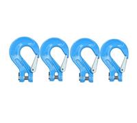 AB Tools Clevis Sling Hook Safety Catch Max Lifting Capacity 3.15 Ton 10mm Chain 4Pc