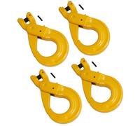 AB Tools Clevis Sling Safety Catch With Auto Lock Hook W.l.l 3.15 Ton For 10mm Chain 4Pc