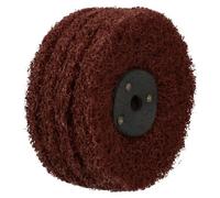 AB Tools Coarse Abrasive Scotch Mop Rust Paint Removal Polishing Buffing 4" X 4 Row