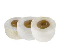 AB Tools Coarse Medium Final G Polishing Buffing Mops Sisal Floppy 4" X 1.5" 3 Section