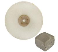 AB Tools Coarse Sisal Fast Cut Buffing Polishing Mop 10" X 0.5" 1 Row With Compound 250G