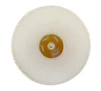 AB Tools Coarse Sisal Fast Cut Buffing Polishing Mop 10" X 1.5" 3 Section 1St Stage Metal