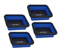 AB Tools Collapsible Magnetic Magnet Parts Tray Storage Holder Container 132 X 158mm 4 Pack