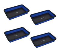 AB Tools Collapsible Magnetic Magnet Parts Tray Storage Holder Container 178mm X 278mm 4 Pack